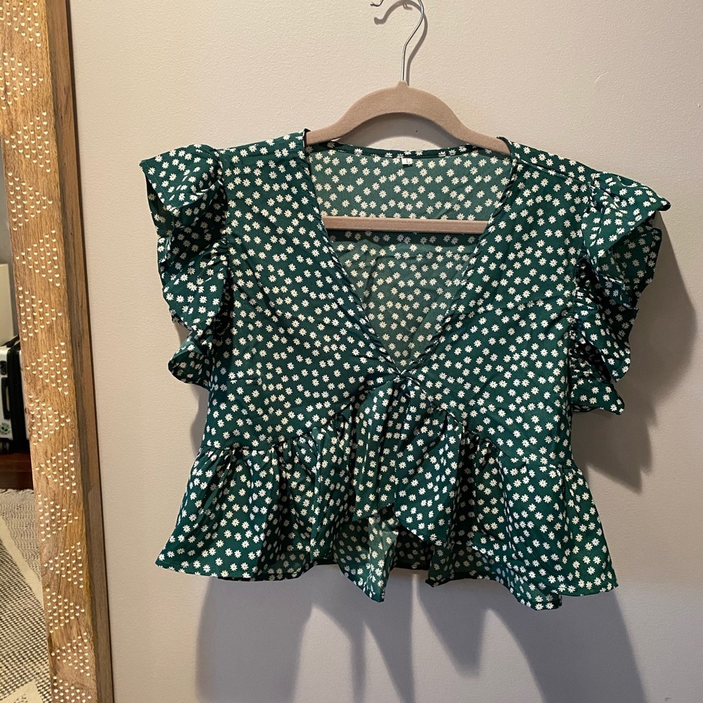 Crop Babydoll Top